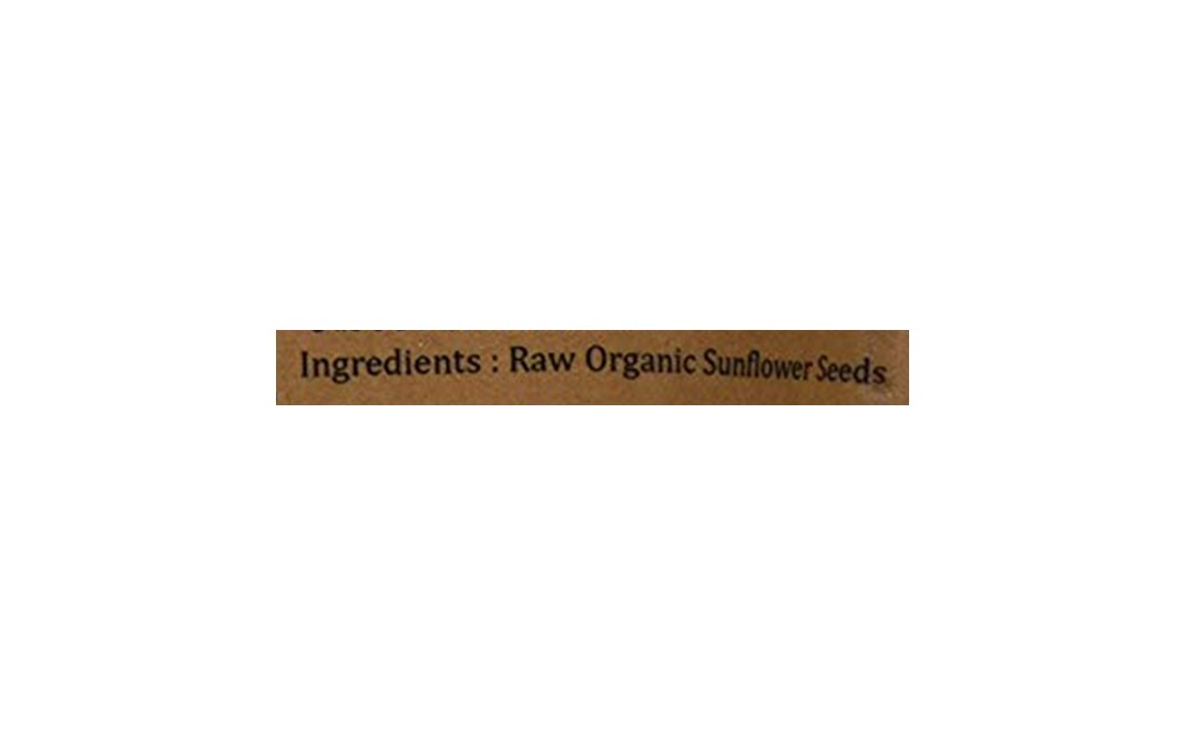 Food 4 You Organic Sunflower Seeds (Raw Natural)    Pack  200 grams